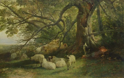 Ruhende Herde, 1863